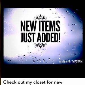 New items for all.